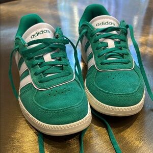 Adidas Court Green/White/ Clear Pink